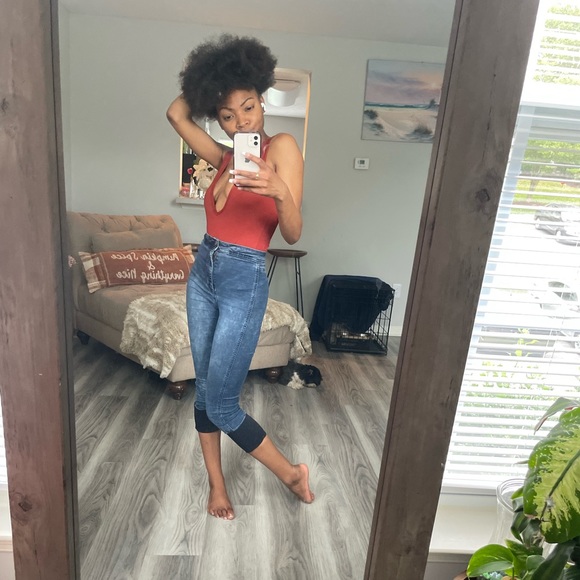 Rusty Red Bodysuit Tanktop - Picture 9 of 16